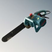 A Bosch Ake 40 S electric chain saw with blade and chain