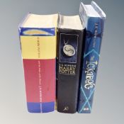 Three J K Rowling Harry Potter hard back first edition books - The Order of the Phoenix,