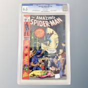Marvel Comics - The Amazing Spider-Man issue 96 CGC Universal Grade 6.5, slabbed.