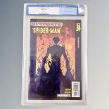 Marvel Comics - Ultimate Spider-Man issue 34 CGC Universal Grade 9.6, slabbed.