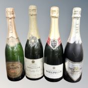 Two bottles of champagne - Bollinger Extra Quality Very Dry Special Cuvee, Bollinger Special Cuvee,