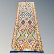 A Chobi kilim runner,