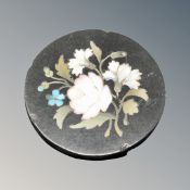 A pietra dura brooch