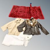 A lady's Stolen Hearts coat, new with tags, together with a further Sugar Crisp coat, tagged,