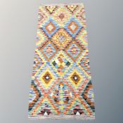 A Chobi kilim runner,