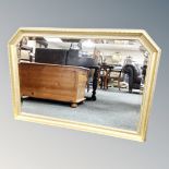 A Victorian style gilt framed bevelled mirror