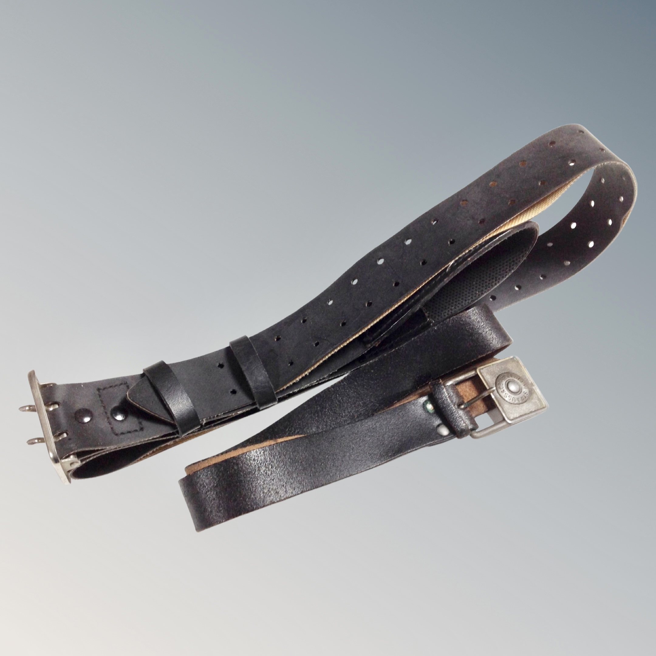 A knife in holster with belt - Image 2 of 2