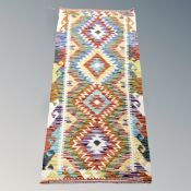 A Chobi kilim runner,