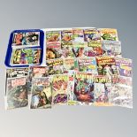 A tray of approximately 41 20th century and later DC comics - Challengers of the Unknown 10c and