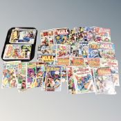 A tray of 52 Marvel comics, What If, West Coast Adventures,