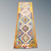 A Chobi kilim runner,