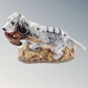 A Royal Doulton figure - English setter with Pheasant HN2529