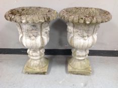 A pair of concrete classical urns