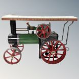 A Mamod steam tractor