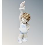 A Lladro figure - Olympic Puppet Boy 4968