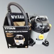 A Titan 16l 1300w wet and dry vacuum