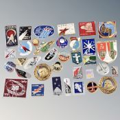 A group of 35 Original Soviet space program pins,
