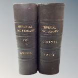 Two 19th century volumes - The Imperial Dictionary,