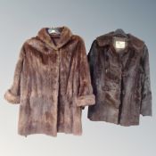 Two fur coats