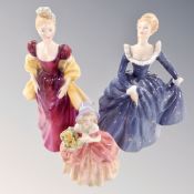 Three Royal Doulton figures - Loretta HN 2337,