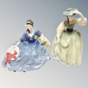 Two Royal Doulton figures - Buttercup HN 2308 and Elyse HN 2429