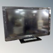 A Panasonic 32" LCD TV with remote