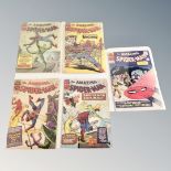 Marvel Comics : The Amazing Spider-Man issues 20, 21, 22, 24 and 25, all 12¢ covers,