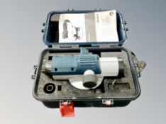A Bosch GOL professional 26G surveyor's theodolite in case