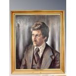 Edward Murray : Portrait of a gentleman, oil on canvas, indistinctly signed,