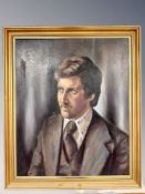 Edward Murray : Portrait of a gentleman, oil on canvas, indistinctly signed,