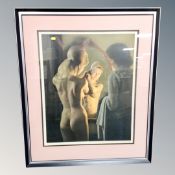 Reza Samimi (1919-1991), Reflections, colour print, signed and numbered 250/500, framed.