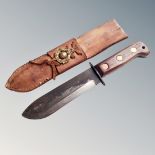 A 20th century naval knife stamped H.M.S.