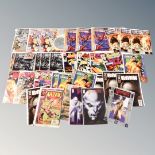 Comics including Marvel The Silver Surfer 50th anniversary issue,