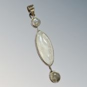 An old moonstone pendant