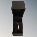 A Beaverbrooks silver bracelet in box