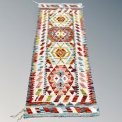 A Chobi kilim runner,