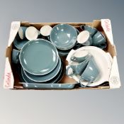 A box of Poole tea and dinner ware