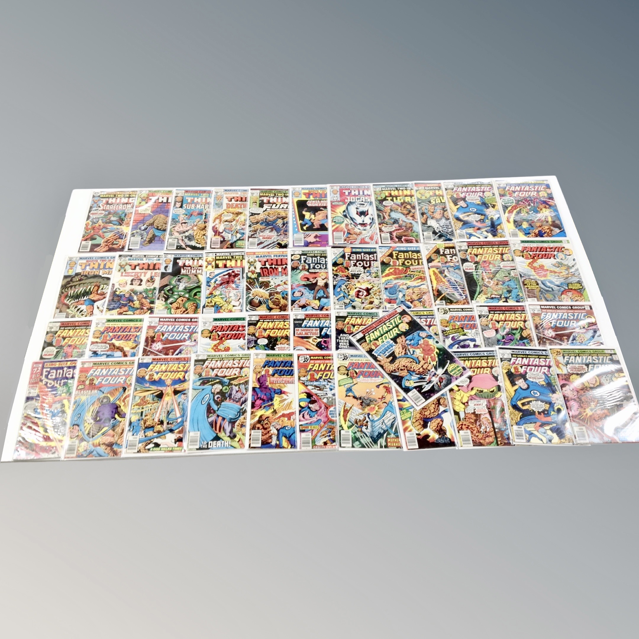 20th century Marvel comics including 31 issues of Fantastic Four, Annuals 1976, 1977 and 1978,