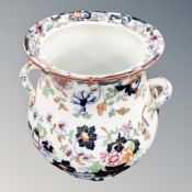 A 19th century twin handled tureen,