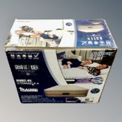 A Queen air mattress boxed