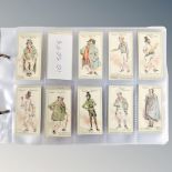 An album of Wills and Players cigarette cards, characters from Dickens, Wild birds,