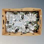 A box of Eliza Tinsley high tensile bolts, roofing bolts, cup square bolts,