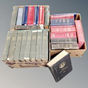 Three boxes of 20th century shipping registers,