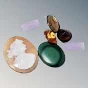 A collection of gemstones