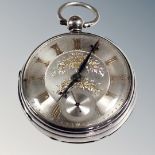 A good silver pocket watch - E Mandefield York.