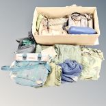 A box of eight assorted fishing bags,