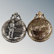 Two reproduction pocket watches (2)