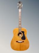 A Japanese Santana model A-680 acoustic guitar