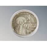 A Queen Mother commemorative coin