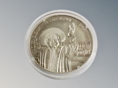 A Queen Mother commemorative coin